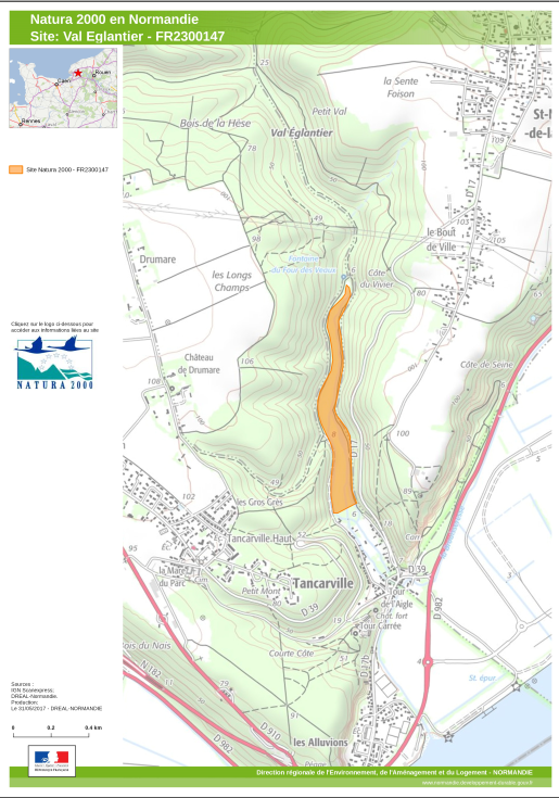 Carte Val églantier